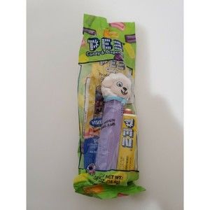 PEZ DISPENSER LAMB/SHEEP WITH PASTEL PURPLE BASE Vanilla Cupcake New NIP